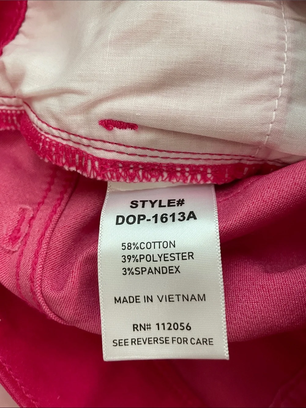 Hot Pink Women's Cotton Blend Shorts